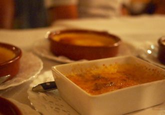 restaurant lé gadiamb à St-Denis, crème brûlée